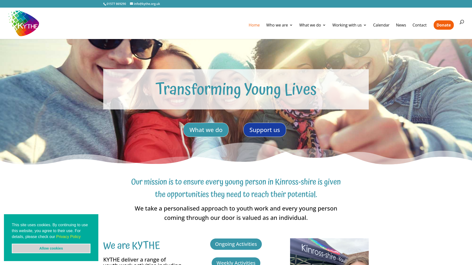 Website screenshot
