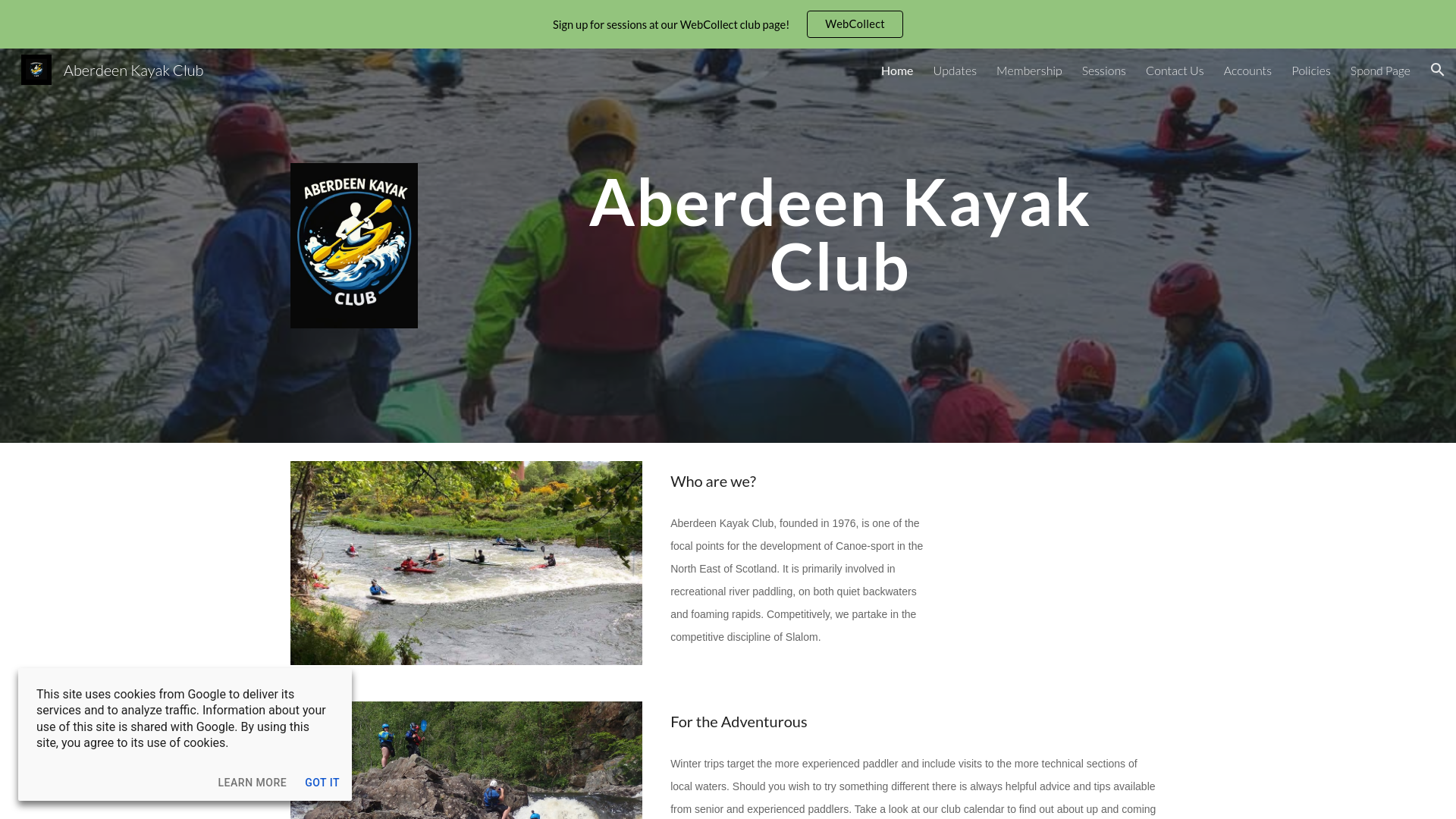 Website screenshot