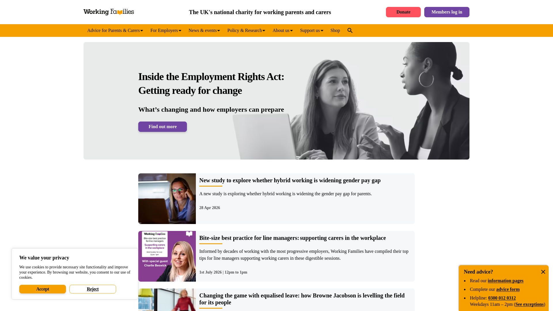 Website screenshot