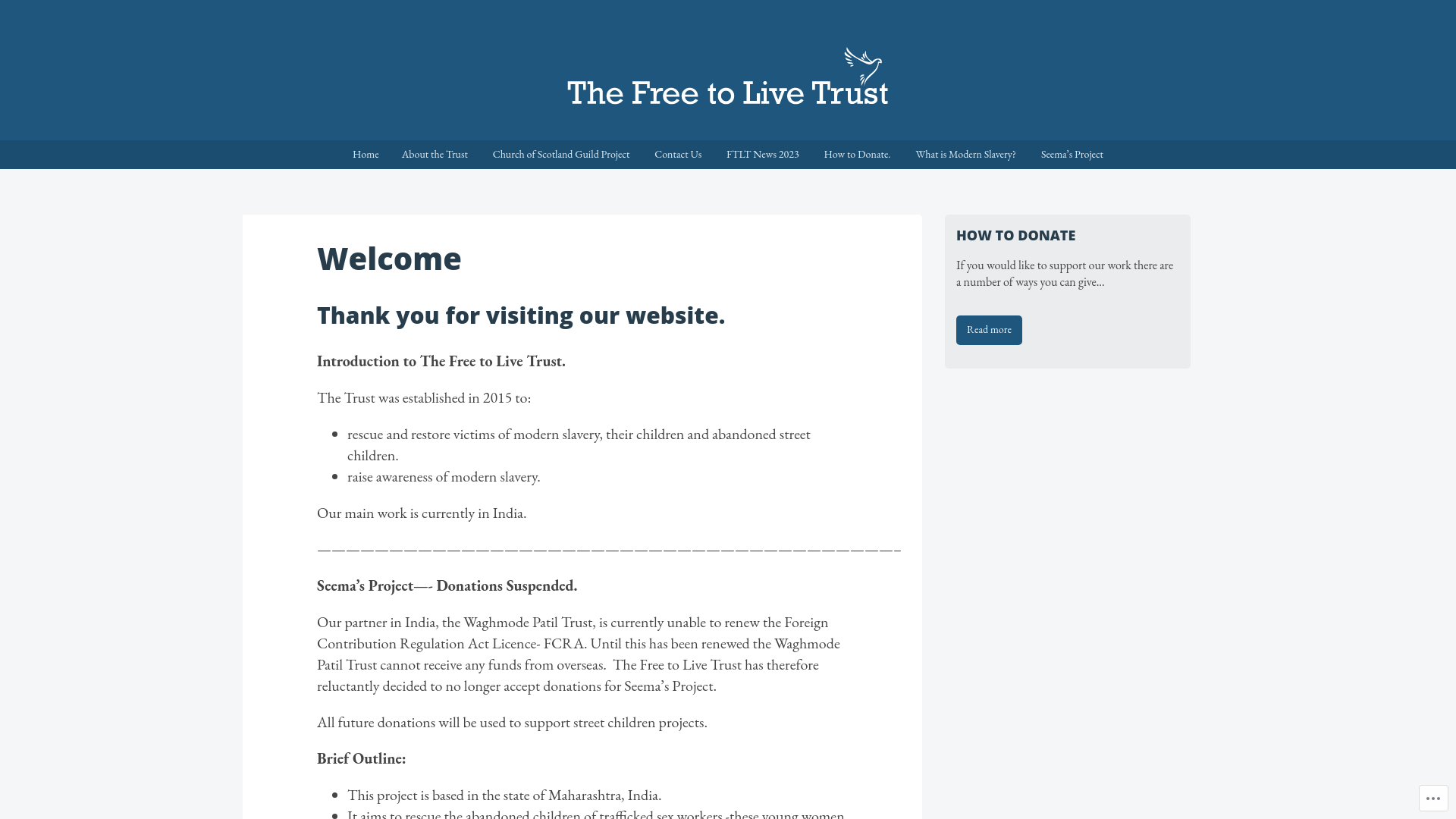 Website screenshot