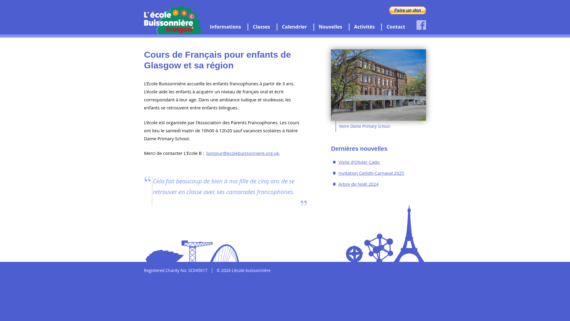 Website screenshot