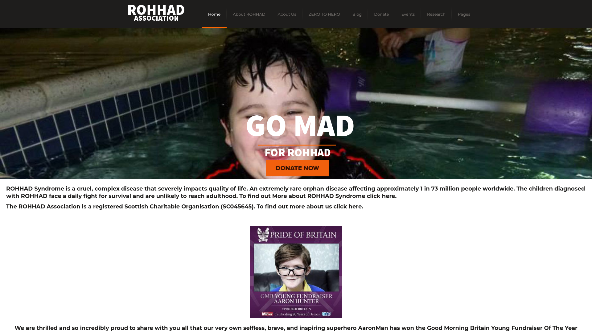 Website screenshot