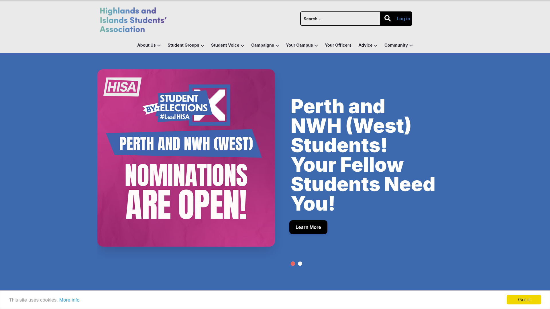 Website screenshot