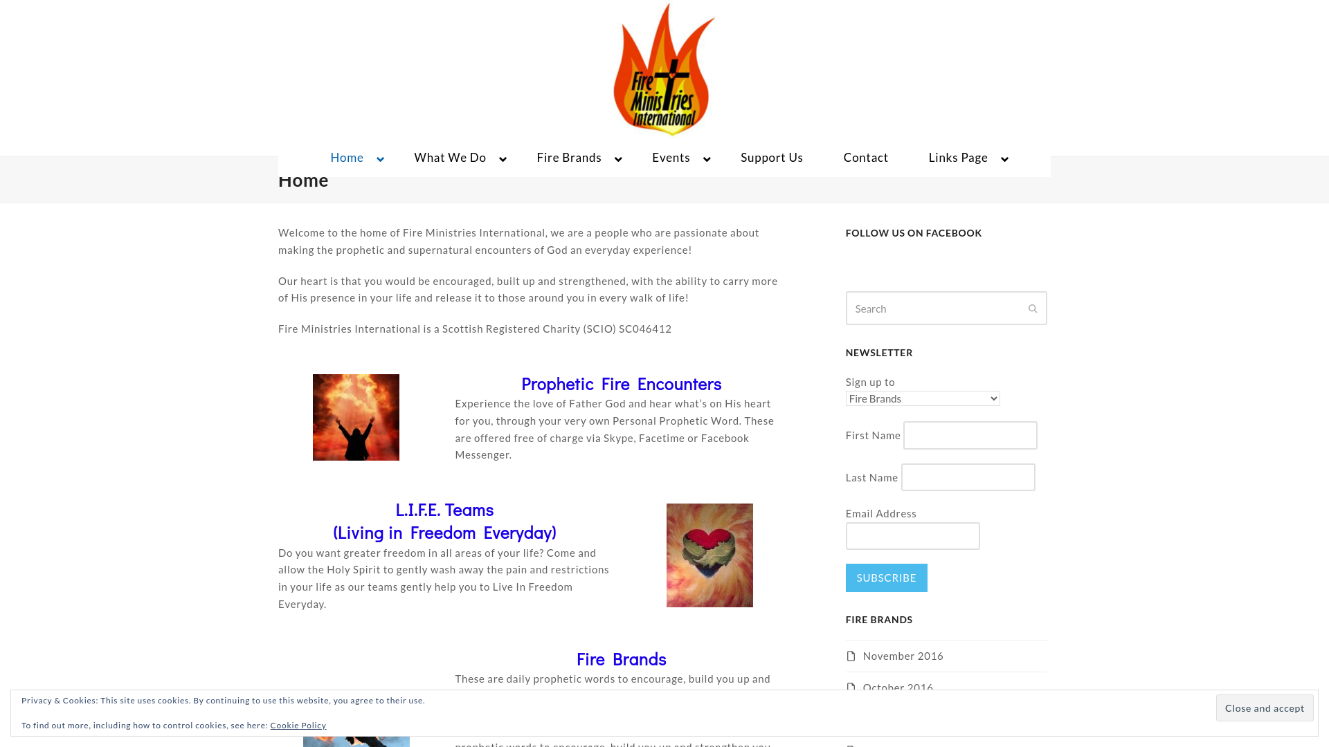Website screenshot