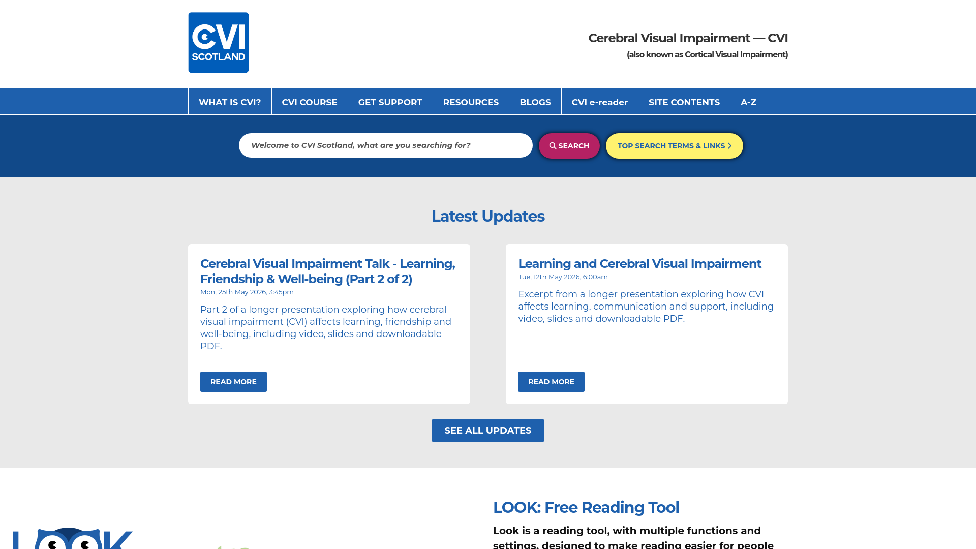 Website screenshot