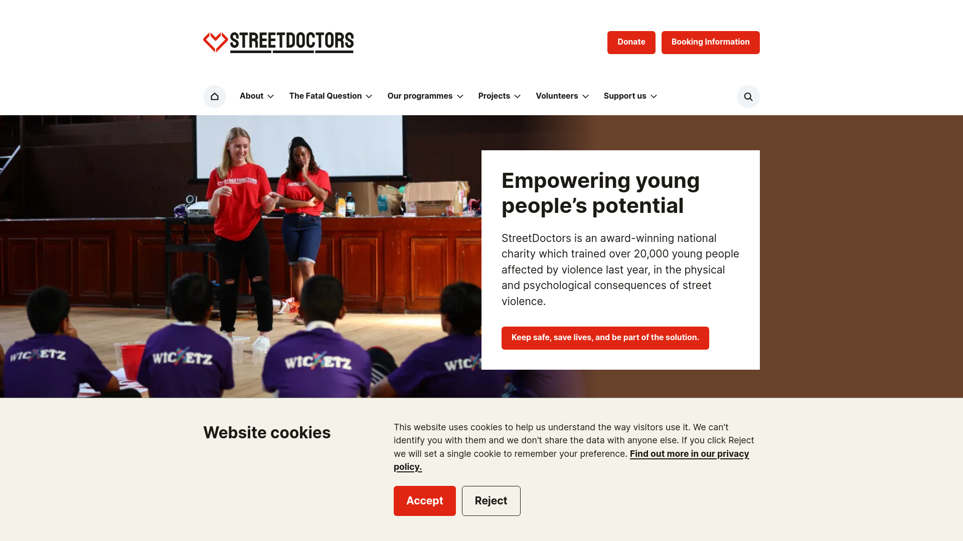 Website screenshot