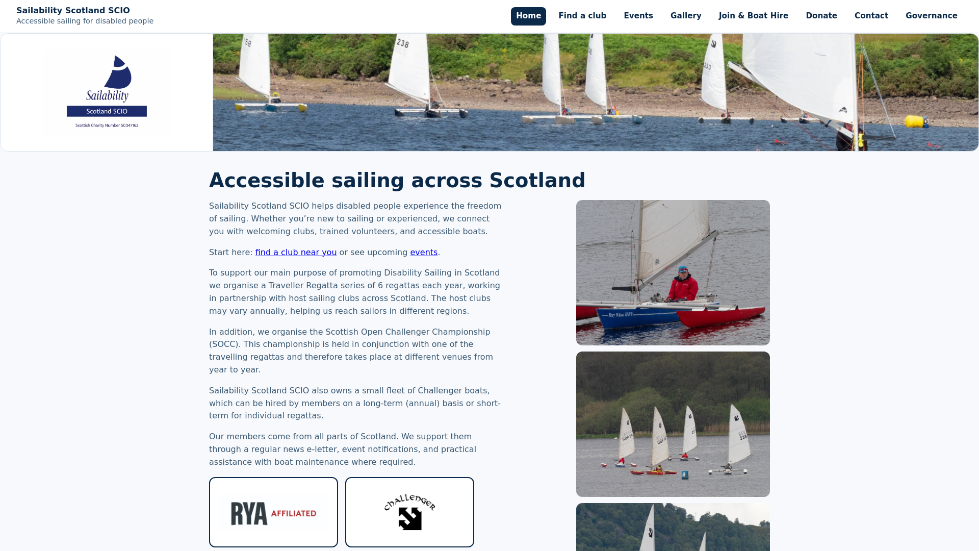 Website screenshot