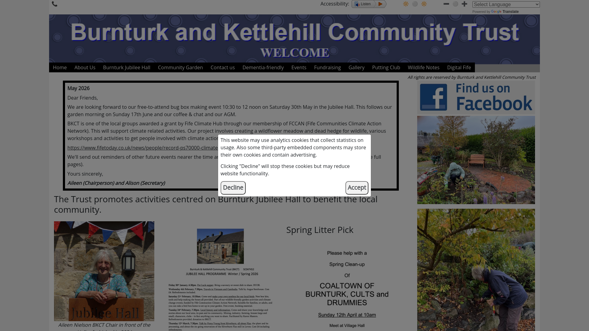 Website screenshot