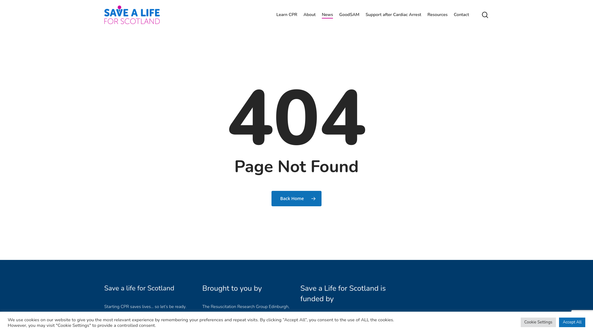 Website screenshot