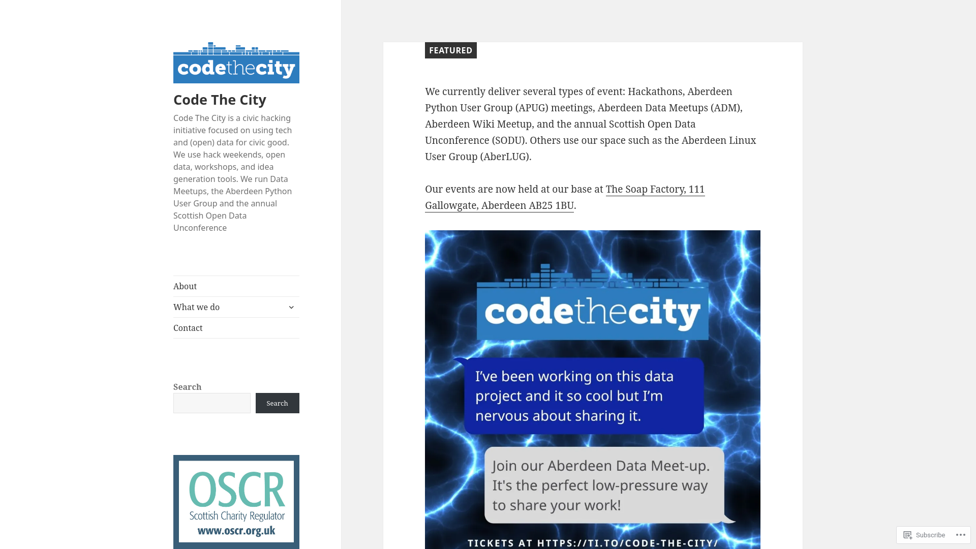 Website screenshot