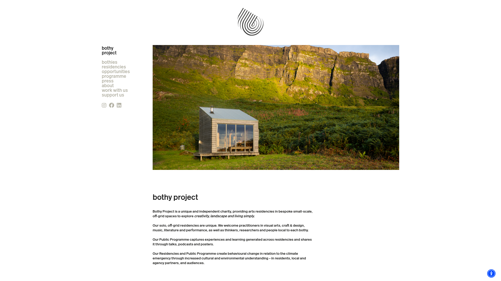 Website screenshot