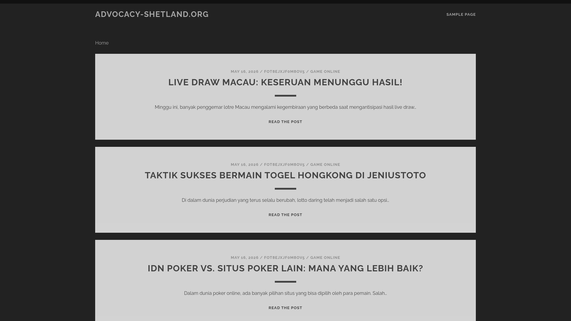 Website screenshot