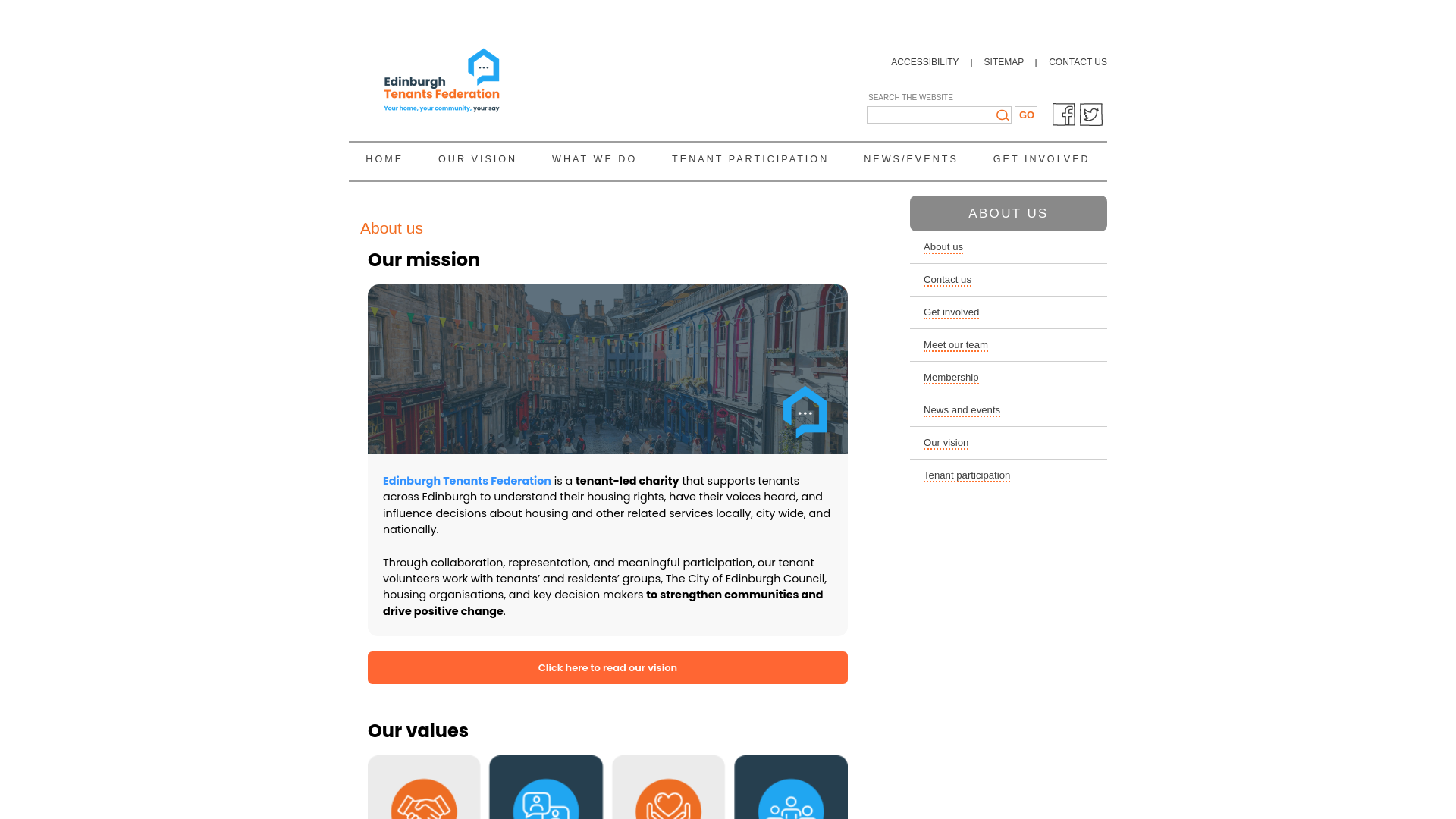 Website screenshot
