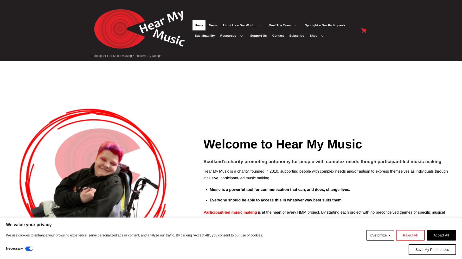 Website screenshot