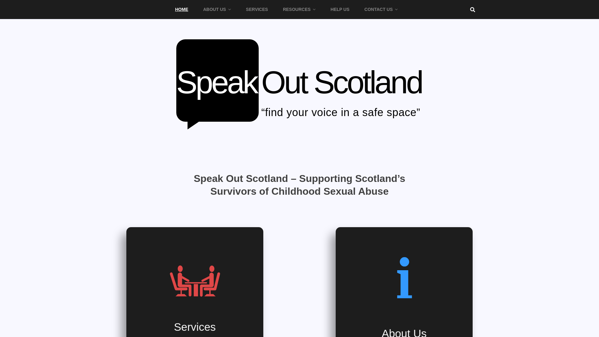 Website screenshot