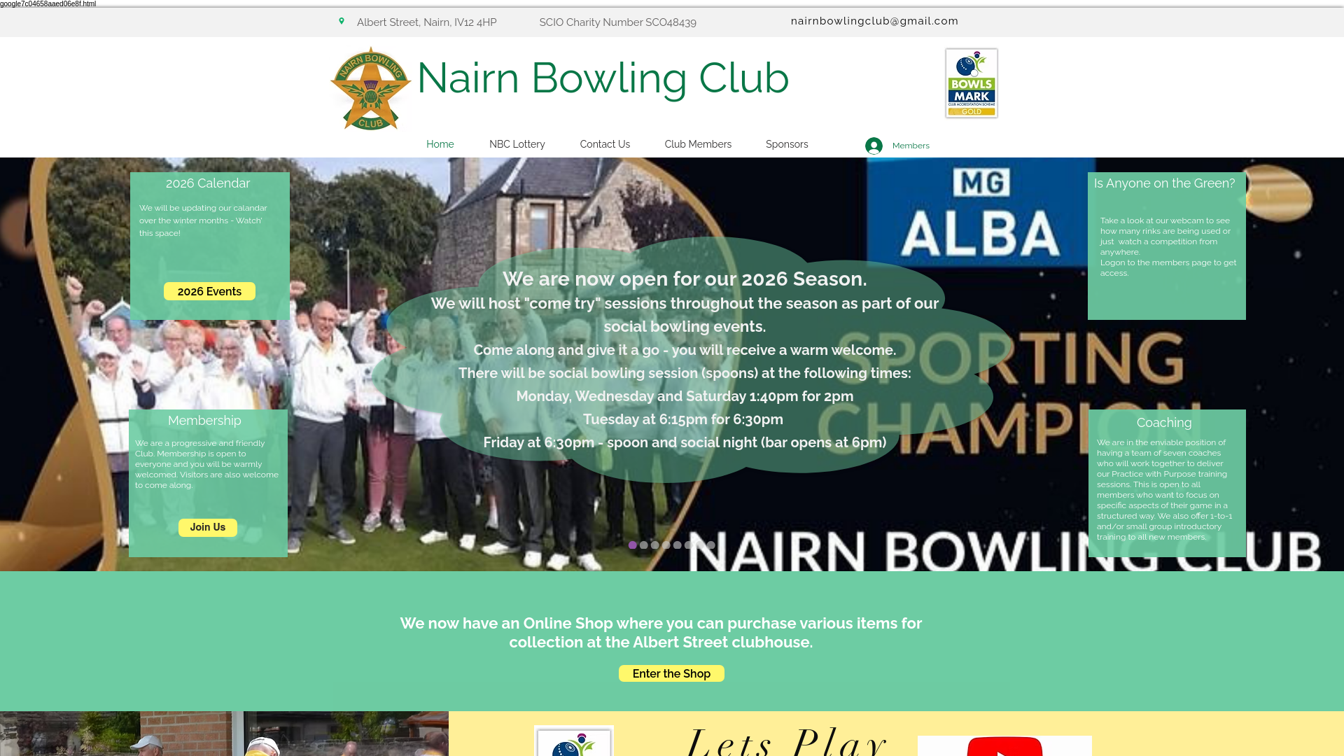 Website screenshot