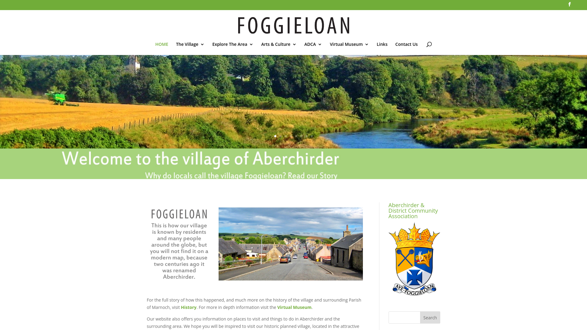 Website screenshot