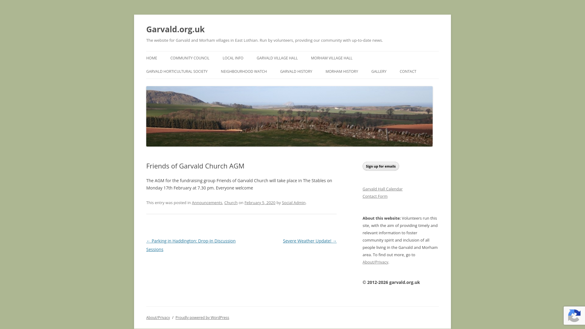 Website screenshot