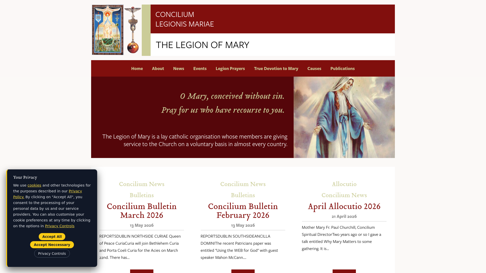 Website screenshot