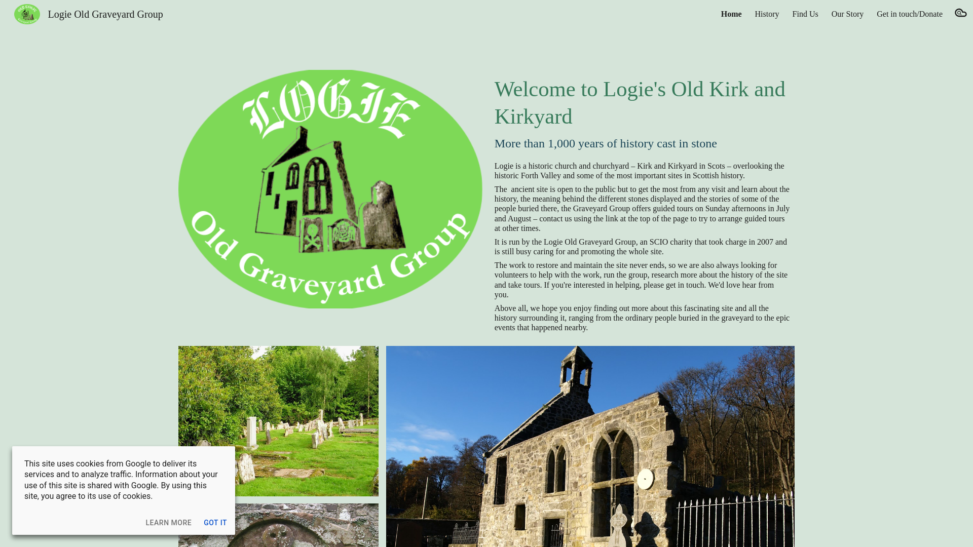 Website screenshot