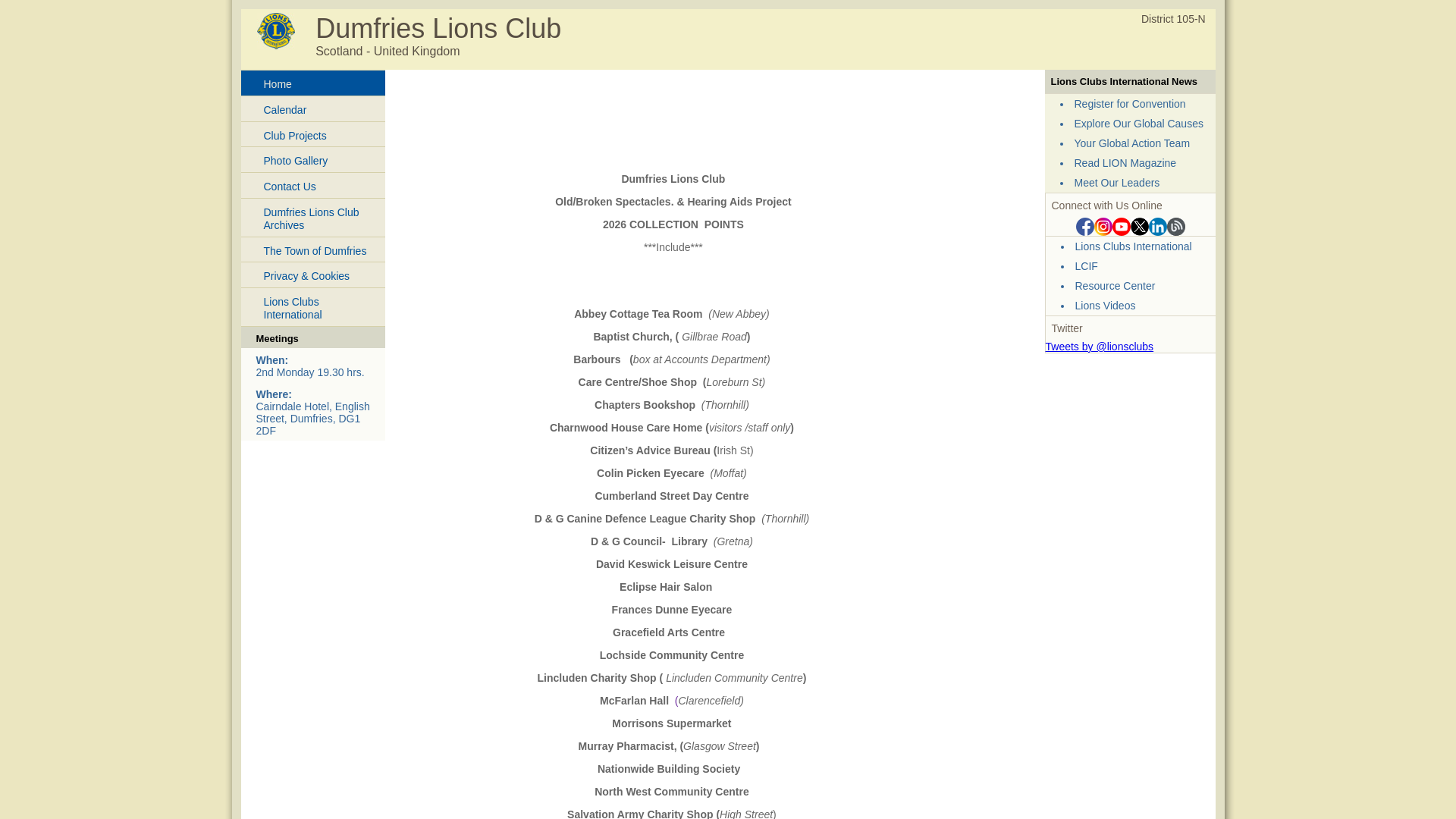 Website screenshot
