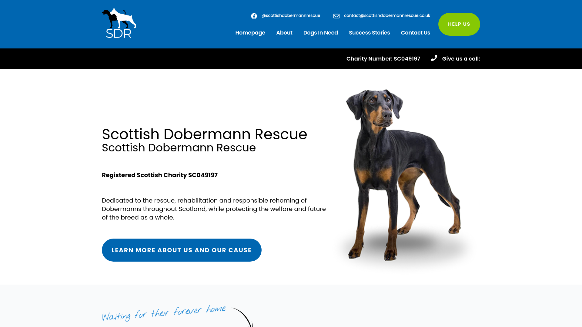 Website screenshot