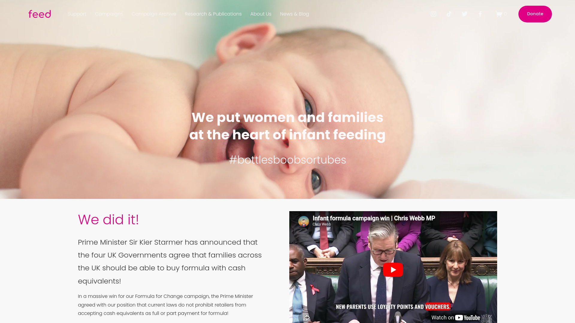 Website screenshot
