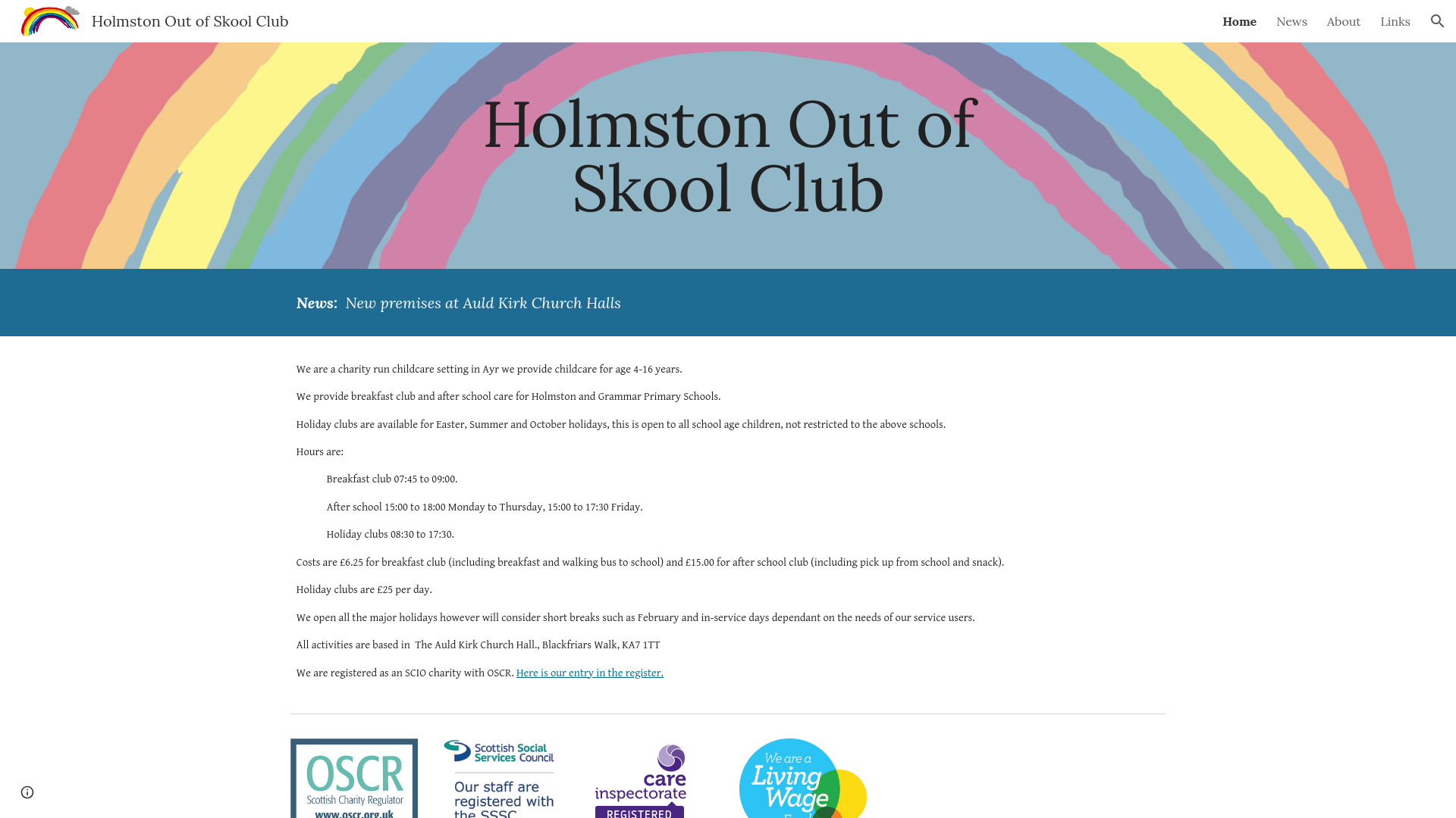Website screenshot