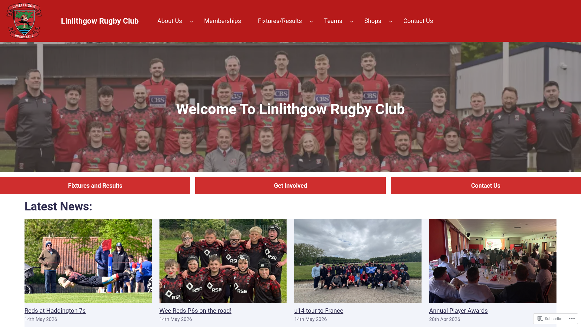 Website screenshot