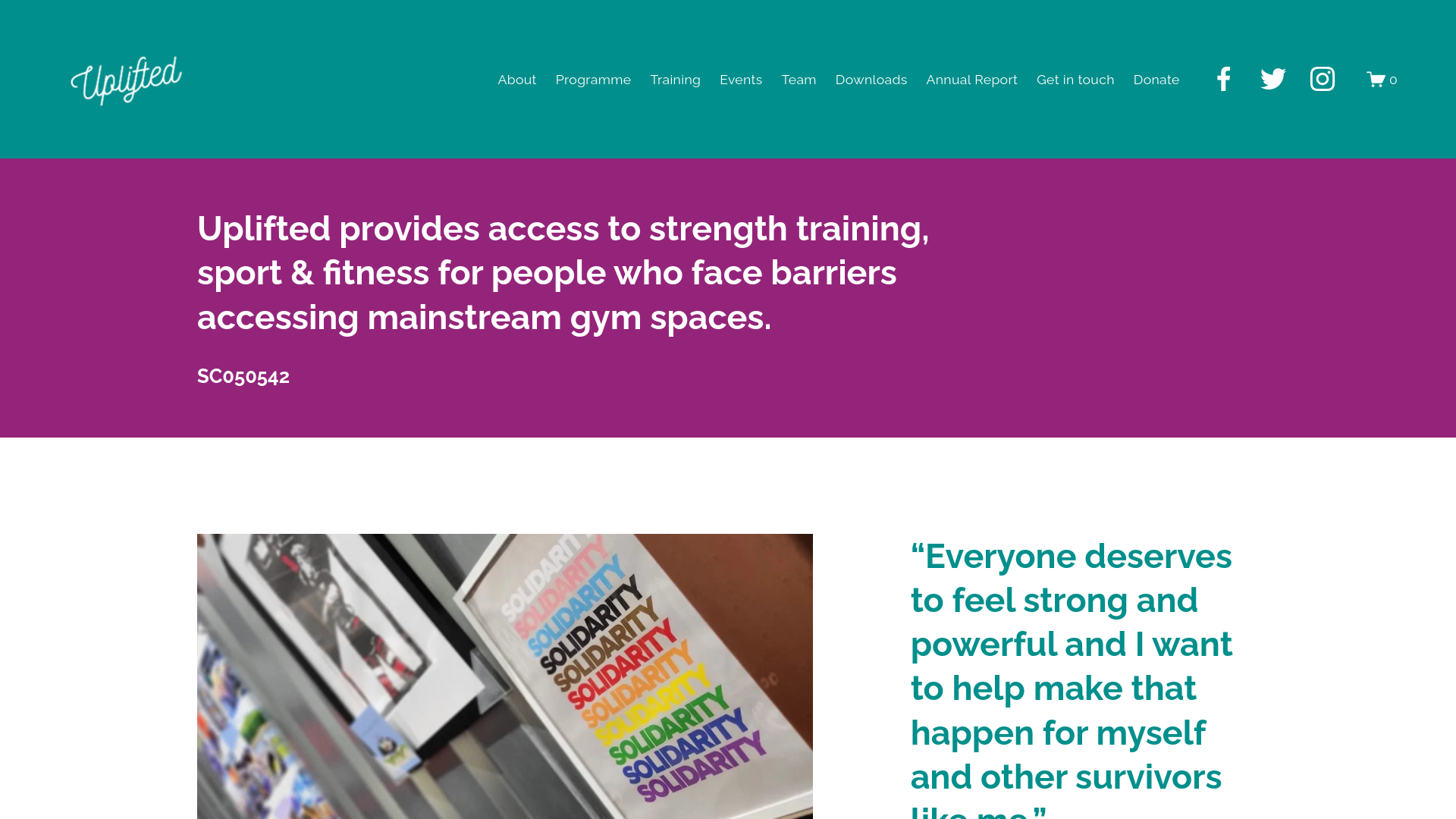 Website screenshot