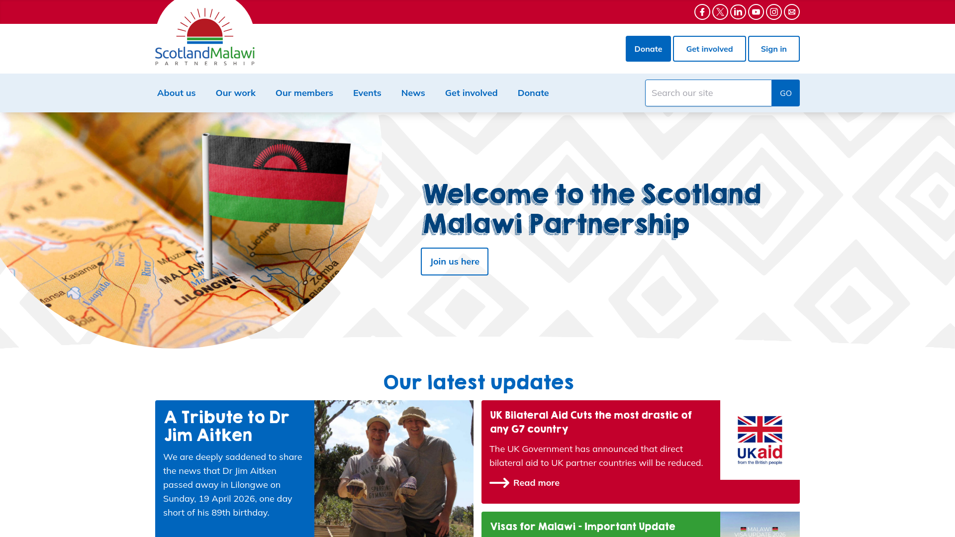 Website screenshot