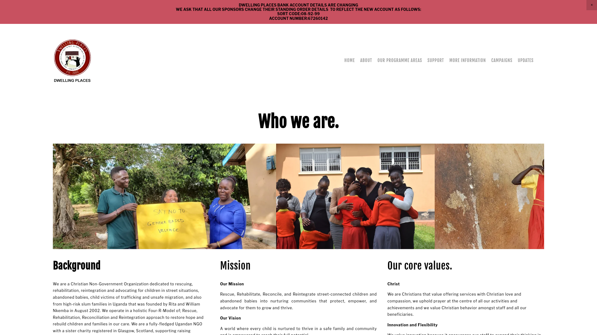 Website screenshot