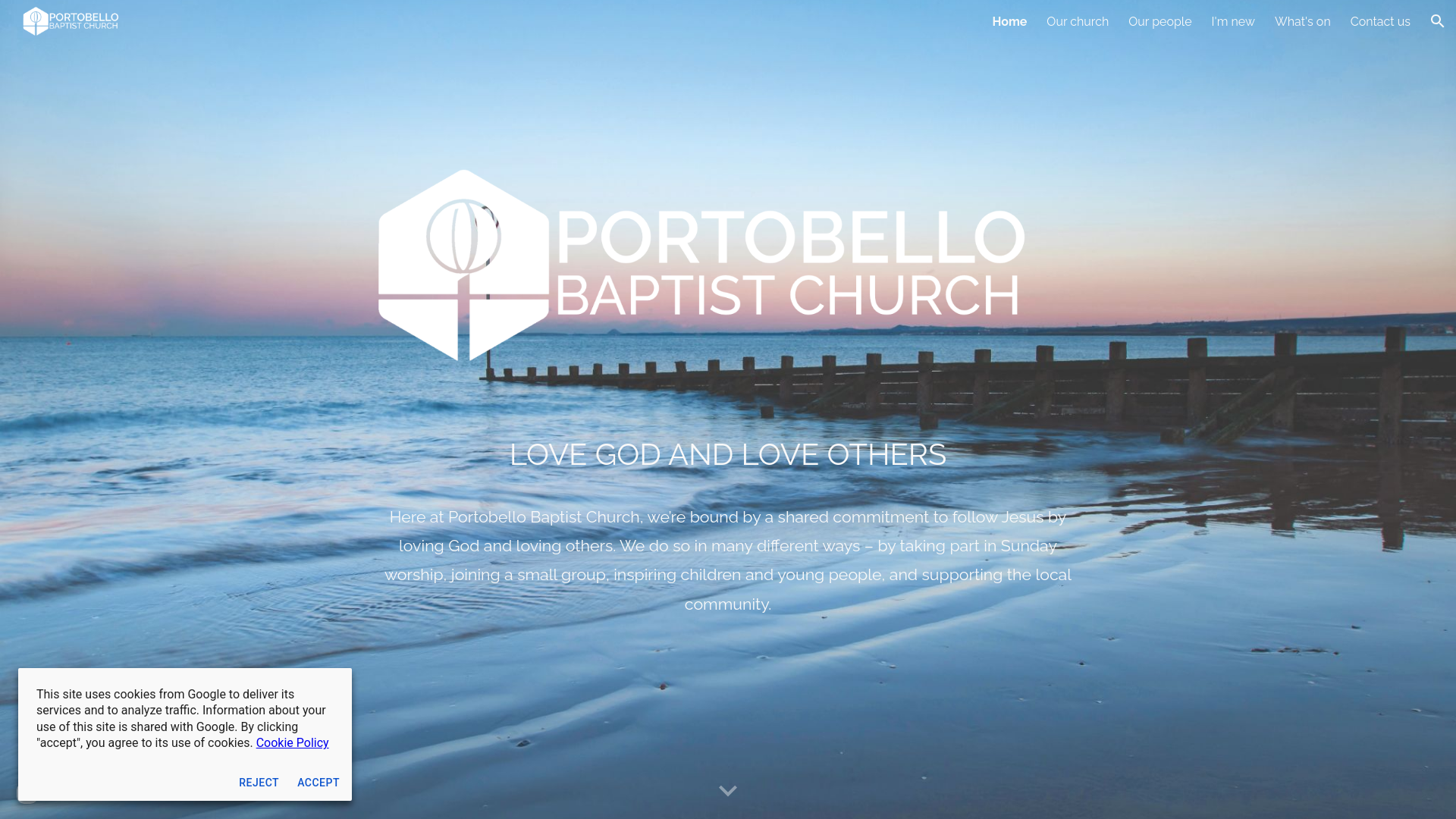 Website screenshot