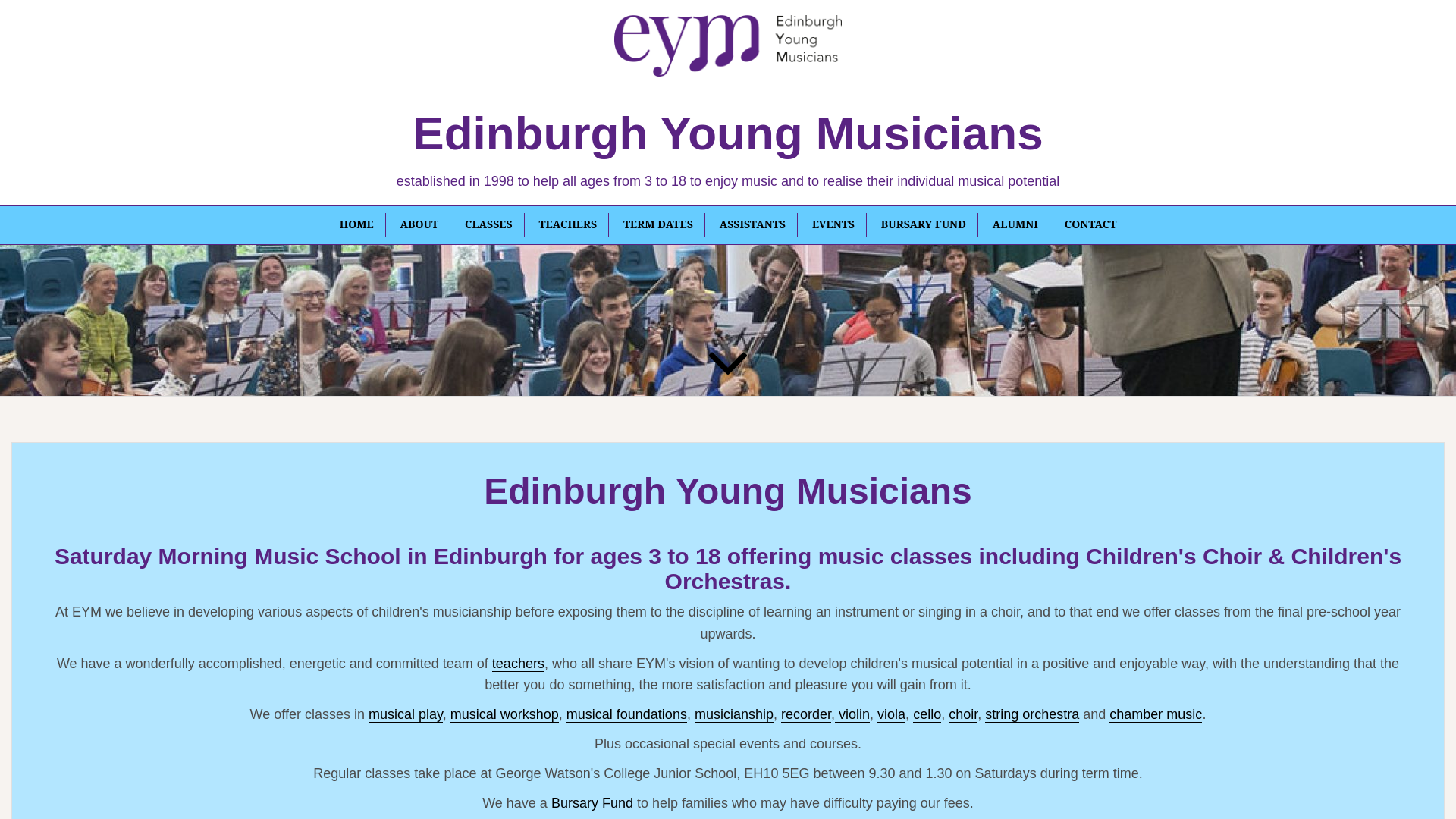 Website screenshot