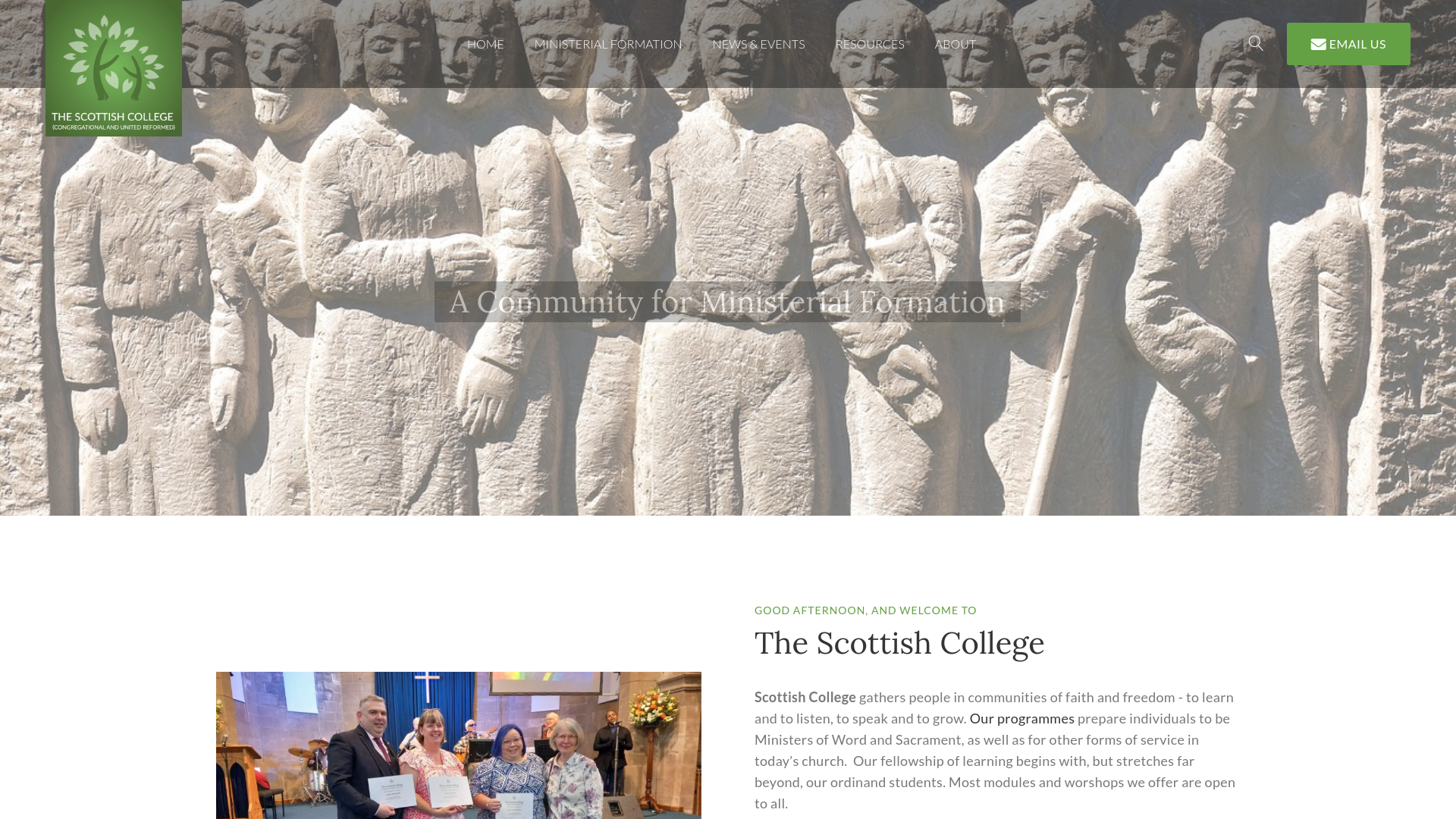 Website screenshot