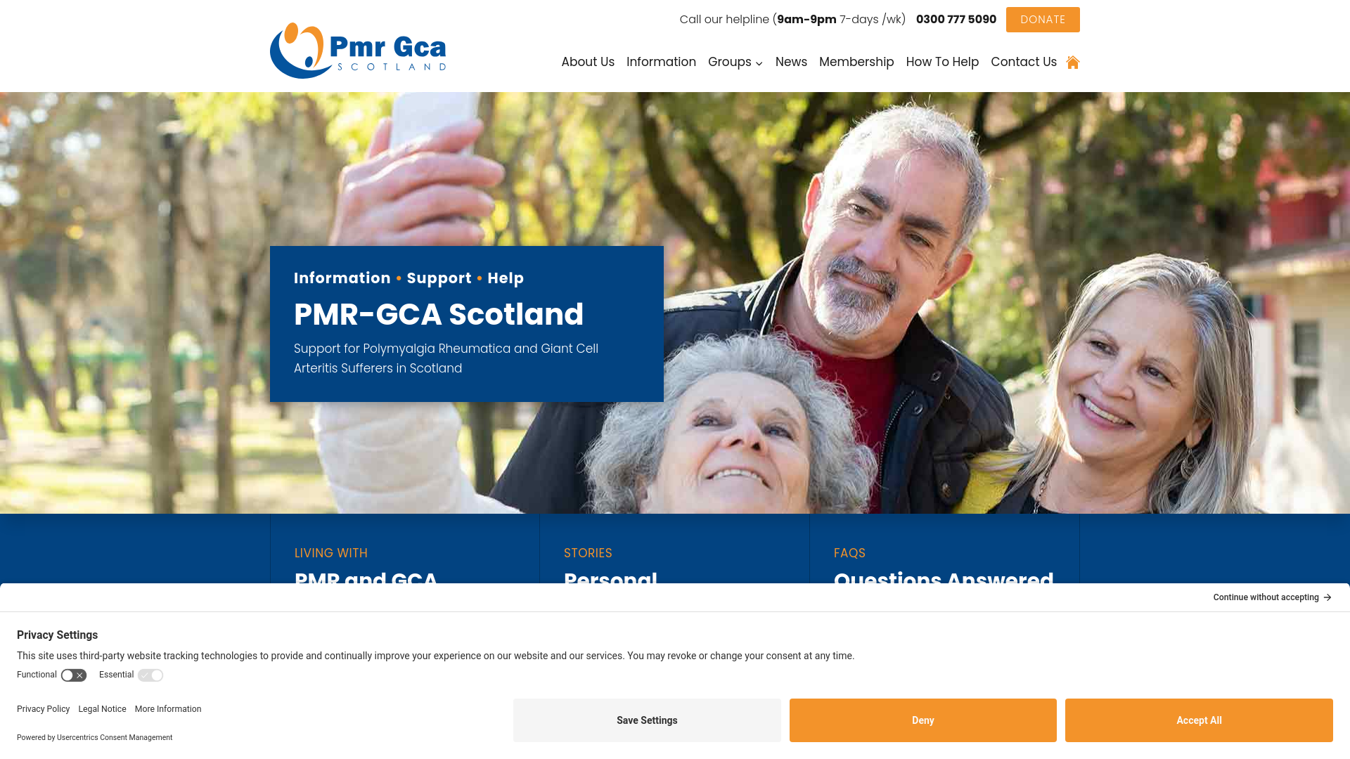 Website screenshot