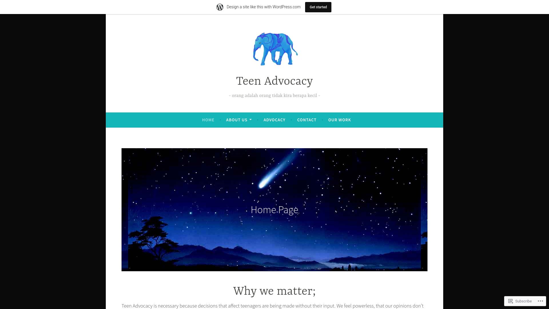 Website screenshot
