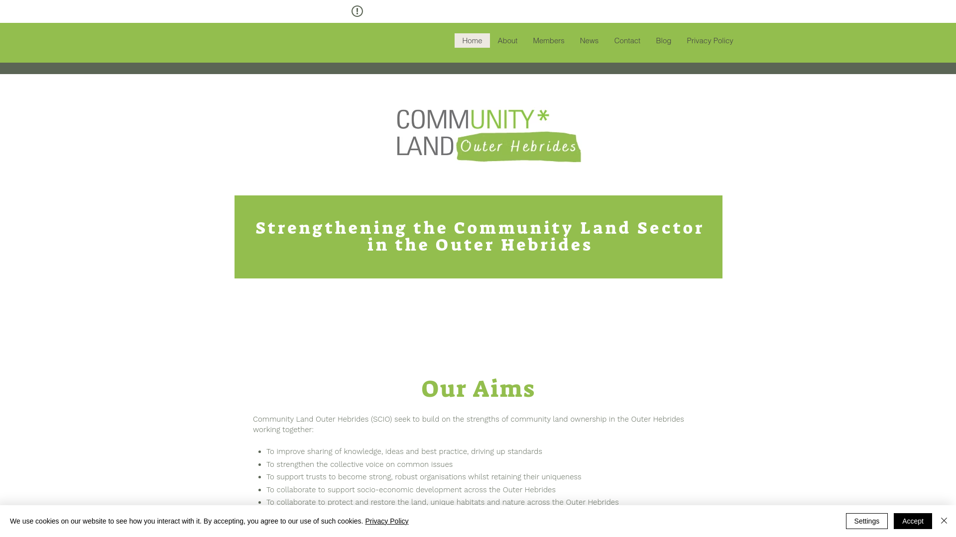 Website screenshot