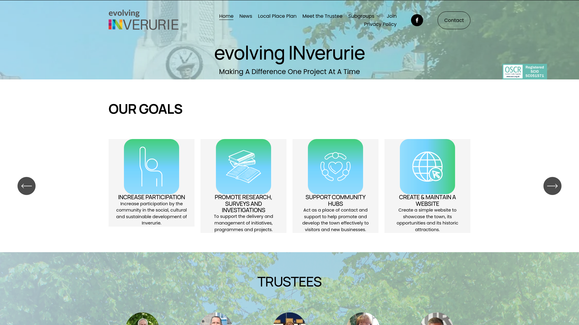 Website screenshot