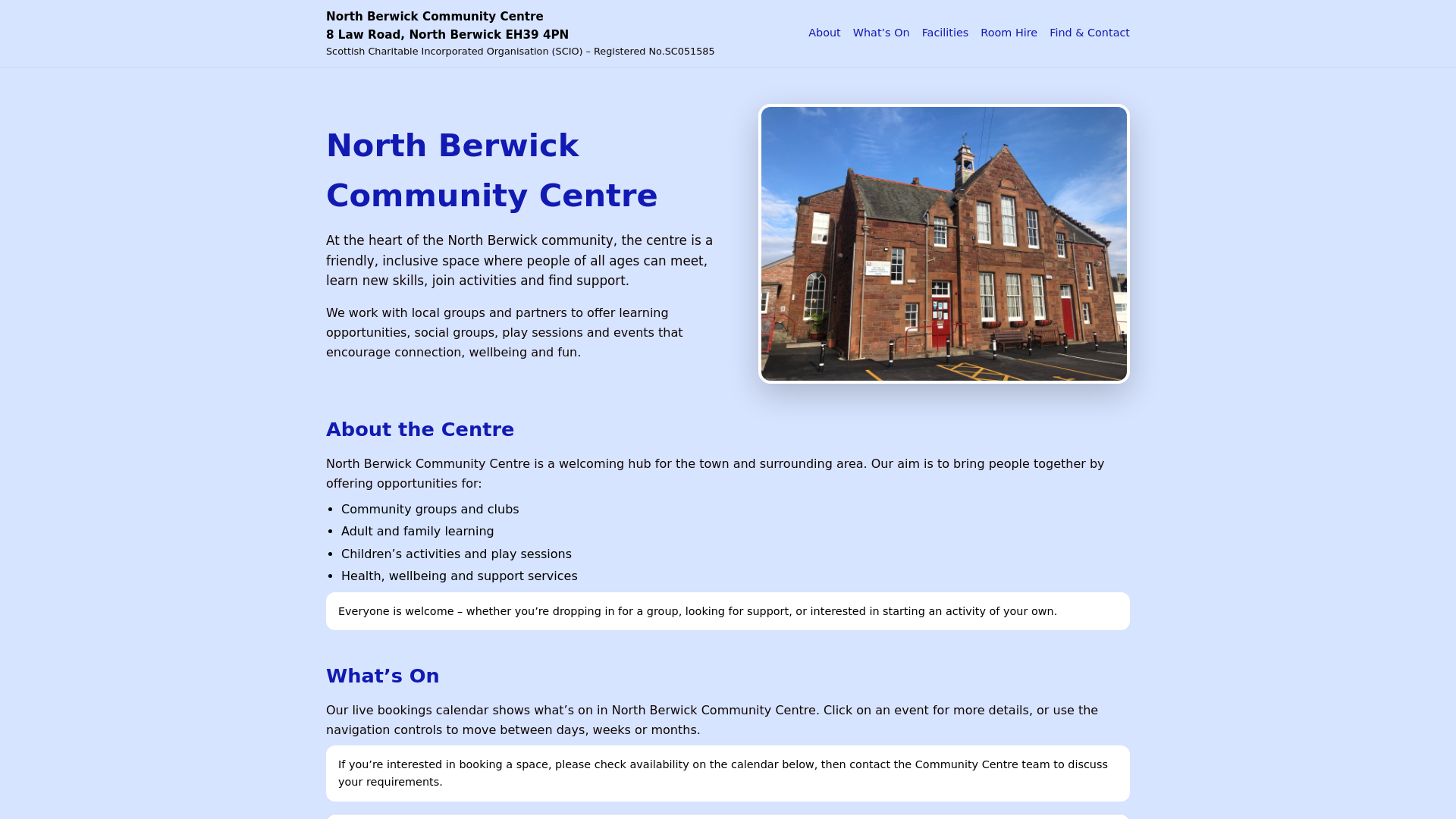 Website screenshot