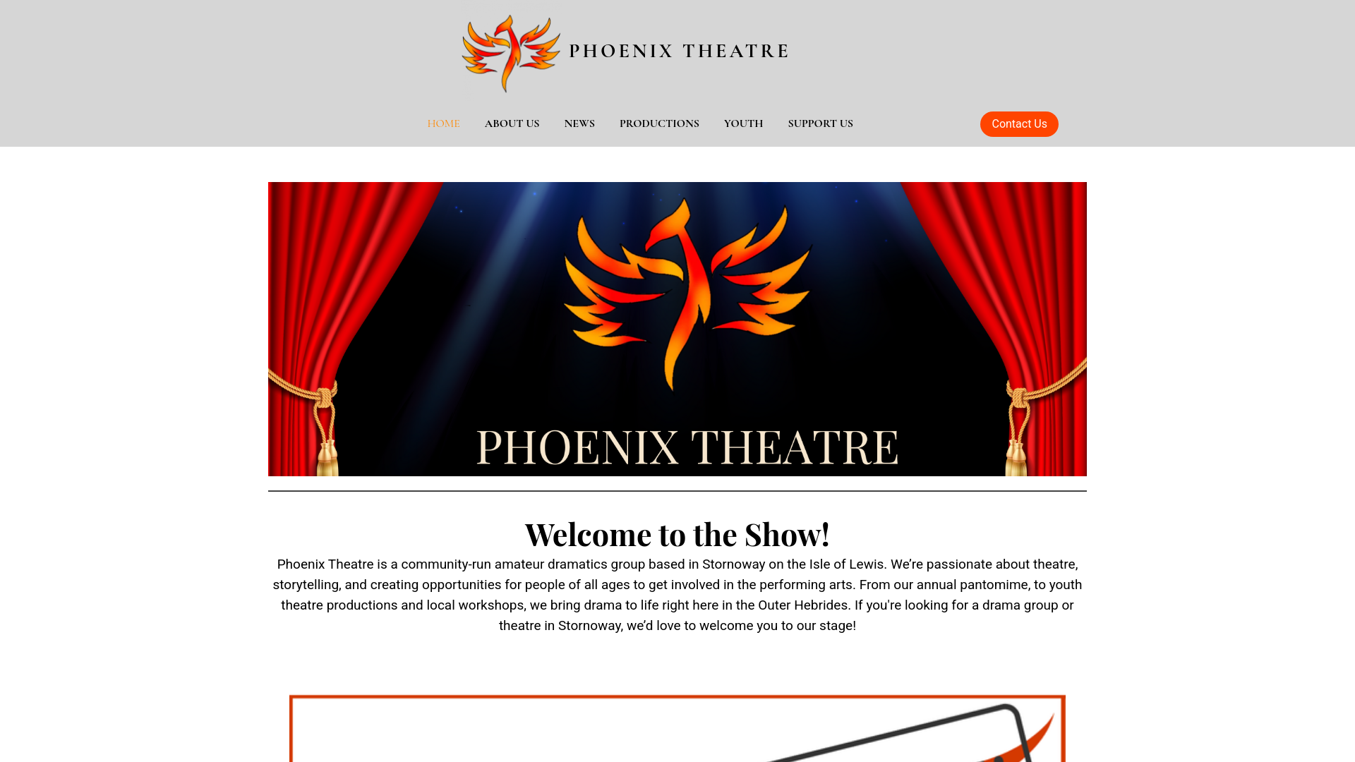 Website screenshot