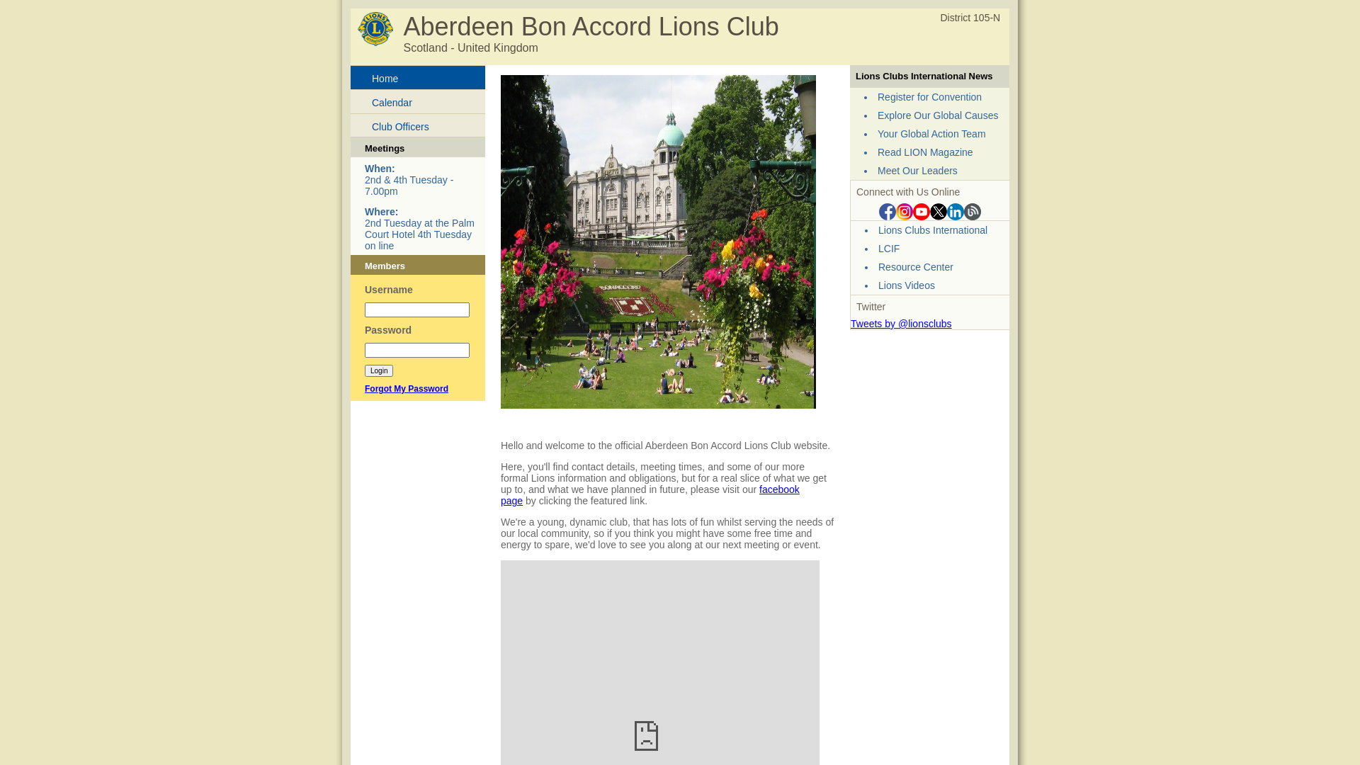 Website screenshot