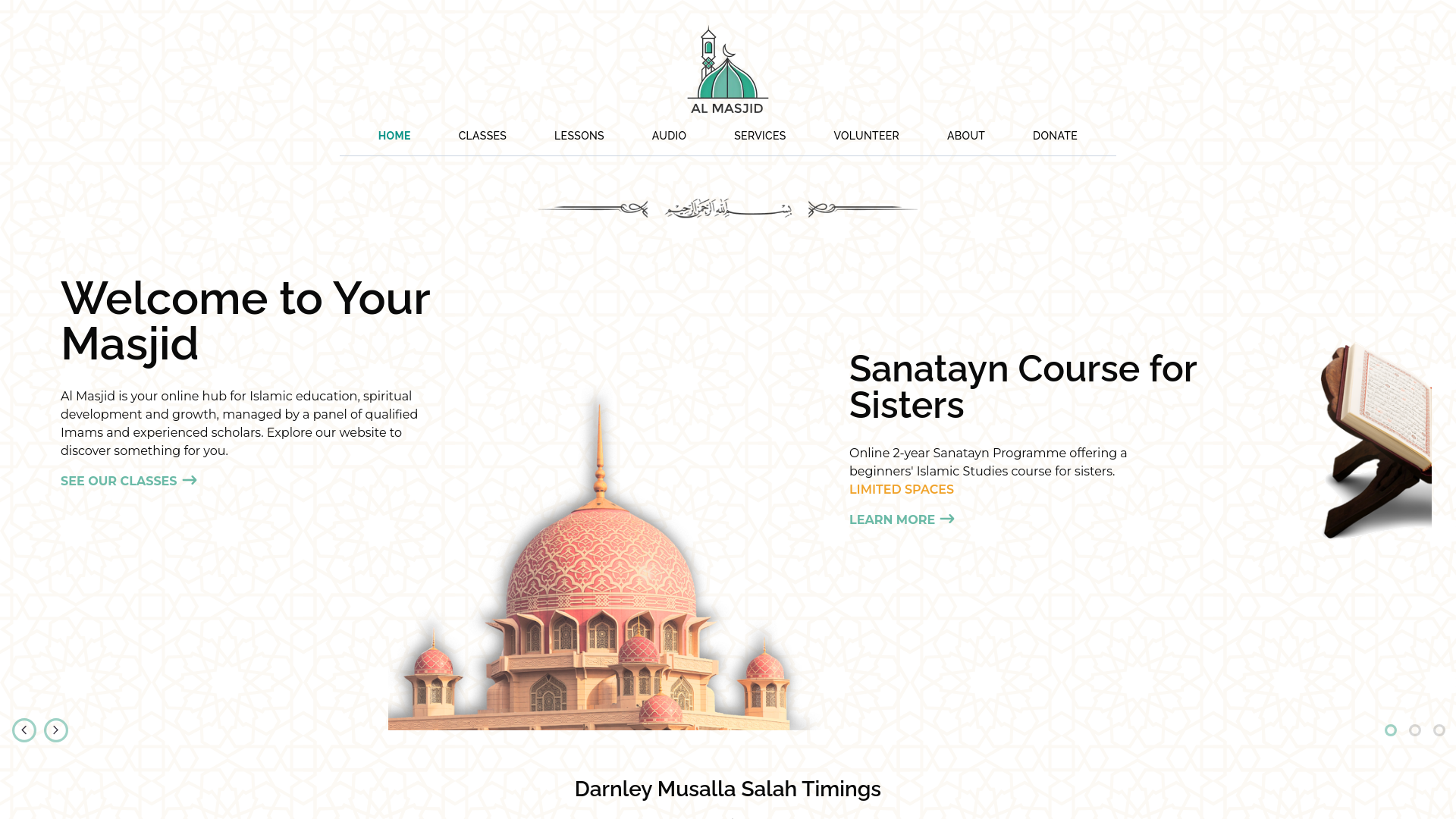 Website screenshot