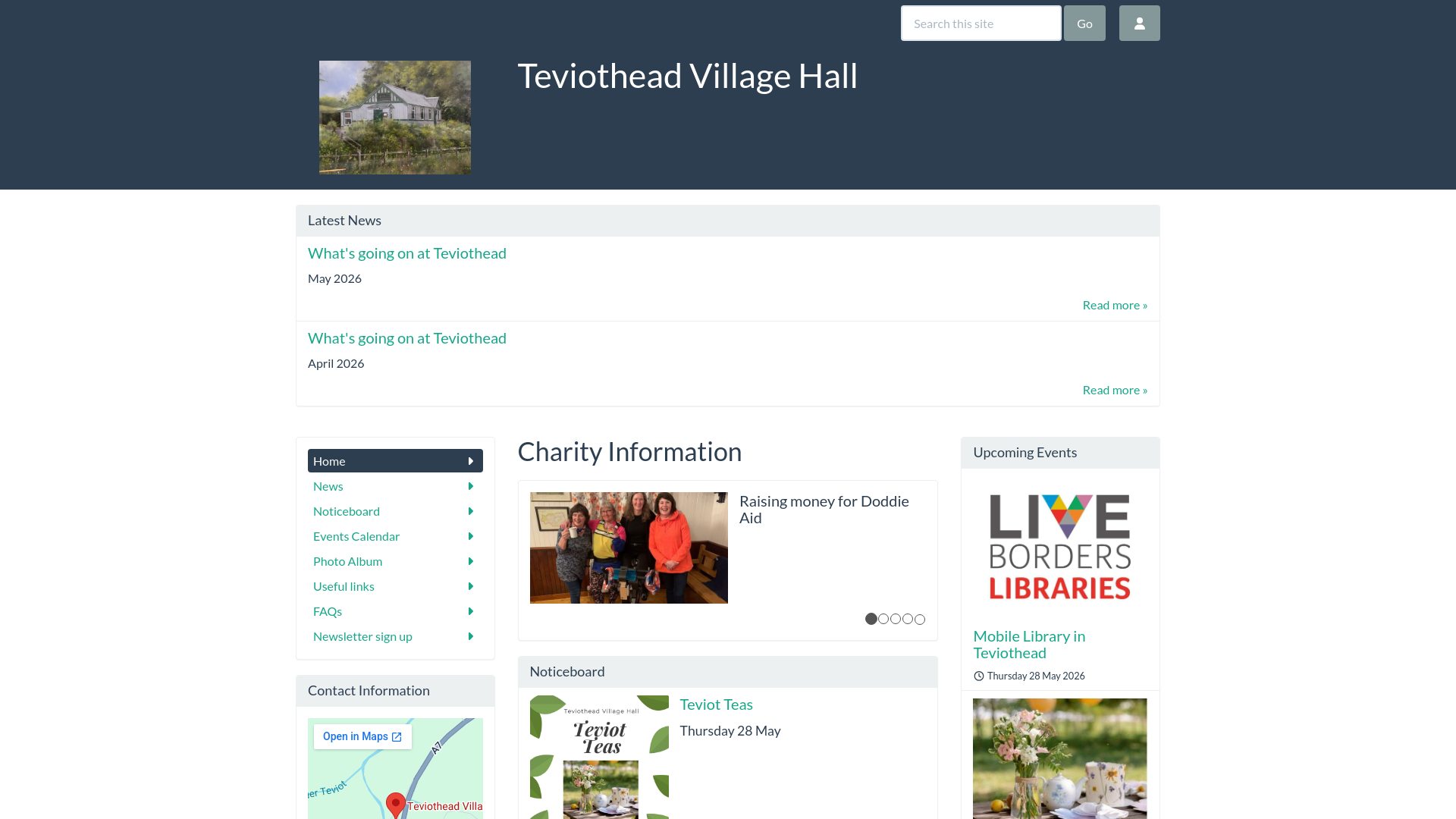 Website screenshot