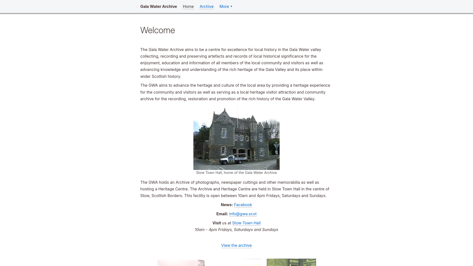 Website screenshot