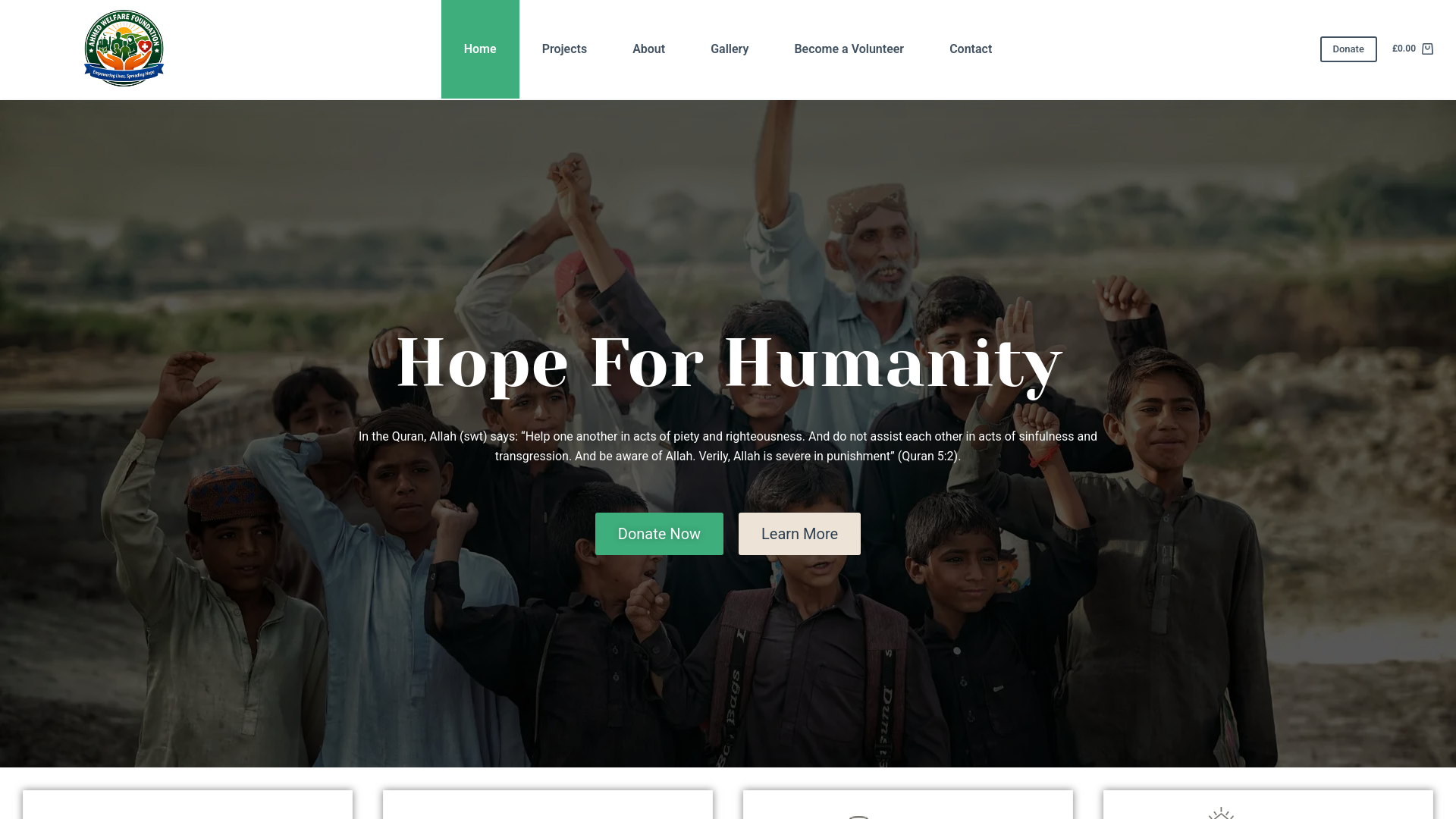 Website screenshot