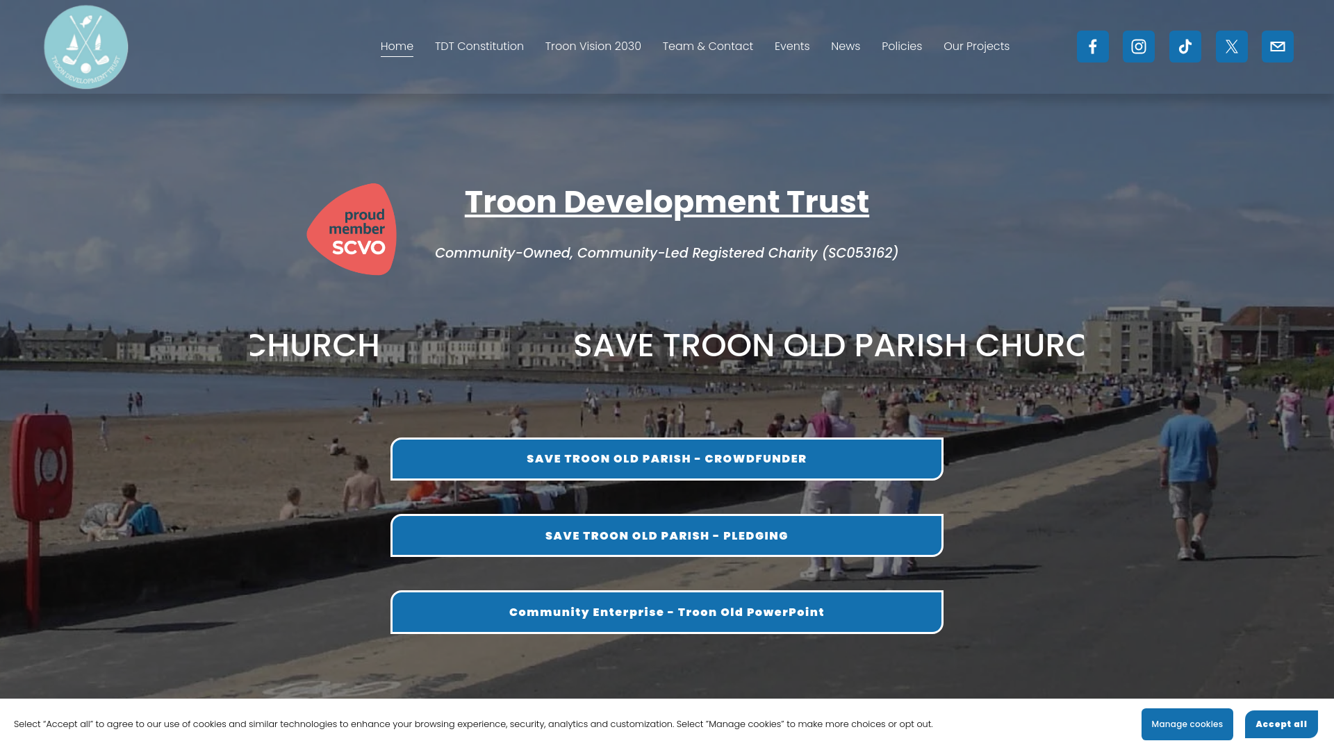 Website screenshot