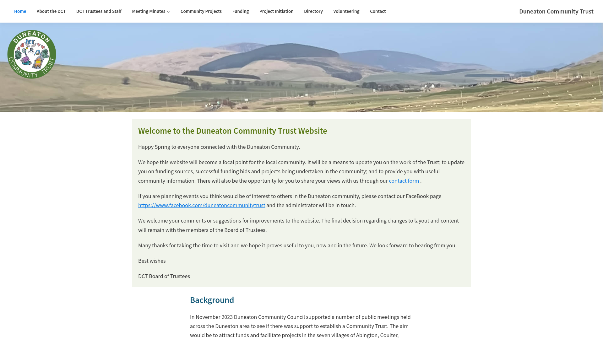 Website screenshot