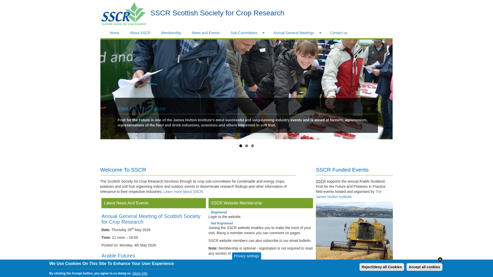 Website screenshot