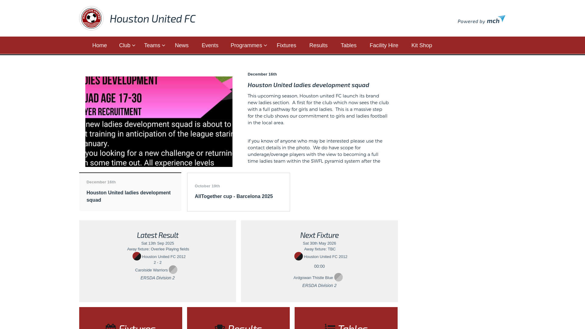 Website screenshot